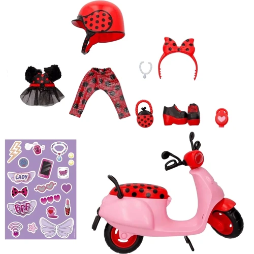 Кукольный игровой набор IMC toys BFF By Cry Babie Talents Lady's Scooter 20 см (911123) фото 6