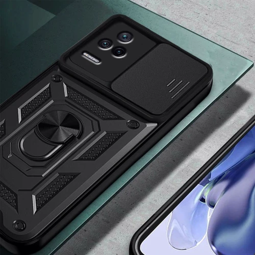 Чехол для телефонов Mobile Case Camshield Serge Ring Black for Xiaomi Poco F4: Тип накладка на заднюю часть