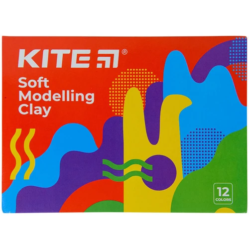 Пластилін восковий Kite Fantasy 12 кольорів 240 г (K22-1086-2)