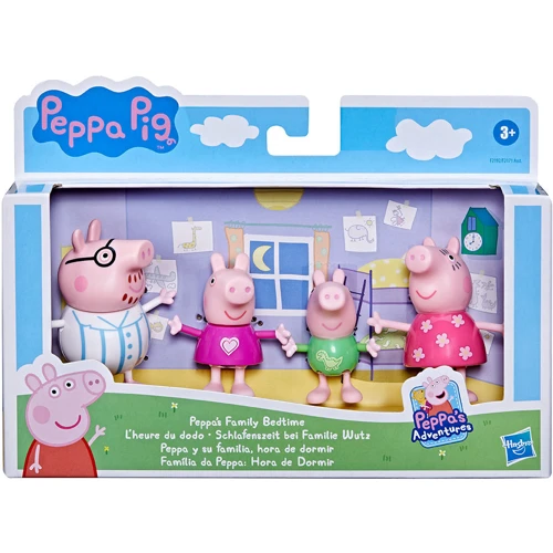 Игровой набор Peppa Pig Дружная семья Пеппы Пижамная вечеринка (F2192): Тип Персонаж мультфильма, фильма