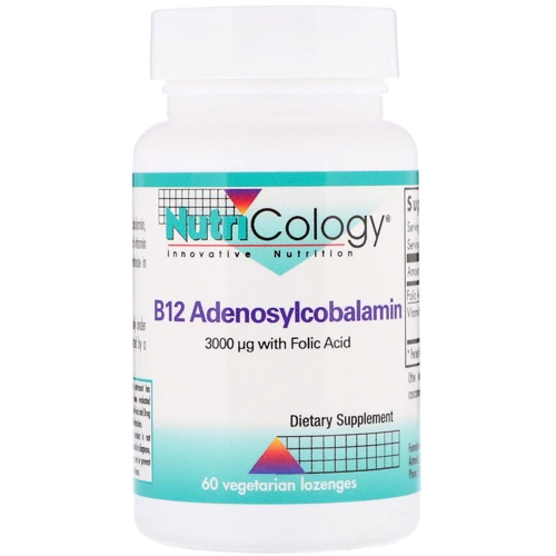 Nutricology B12 Adenosylcobalamin 60 Lozenges (ARG-56570)