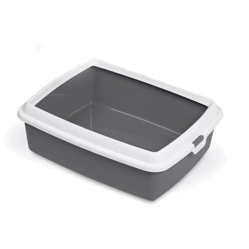 Туалет для котів MPS Hydra Maxi Grey 50x40x16.5 см сірий