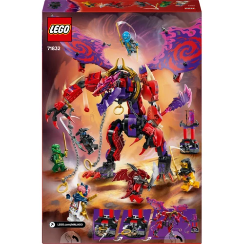 Конструктор LEGO NINJAGO Громовержець Дракон Хаосу 668 деталей (71832) фото 5