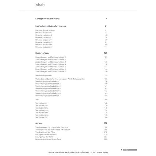 Schritte international Neu 3: Lehrerhandbuch: Производитель Hueber