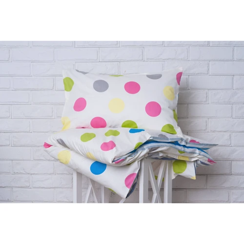 Постельное белье для новорожденных Royal Dream (Веселые горохи) 60х120; 70х140: Тип постельный комплект