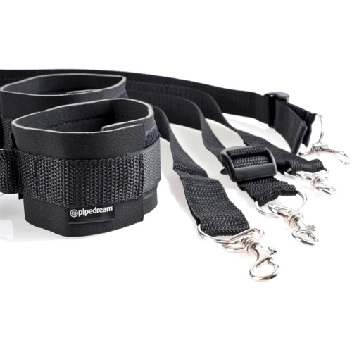 Бондажный набор Pipedream Fetish Fantasy Series Cuff & Tether Set Black