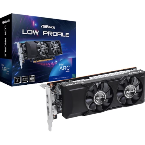 Видеокарта ASRock Intel Arc A380 Low Profile 6GB (A380 LP 6G): Объем памяти, Гб 6