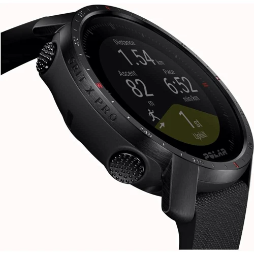 Смарт-часы Polar Grit X Pro Black DLC M/L (725882058696): Особенности Компас, Водонепроницаемые, Металлический корпус, С сапфировым стеклом