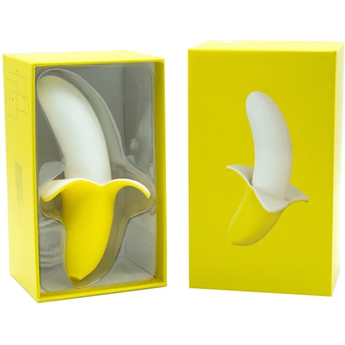Вибратор BMS Factory Banana Bliss Mini Silicone Vibrator