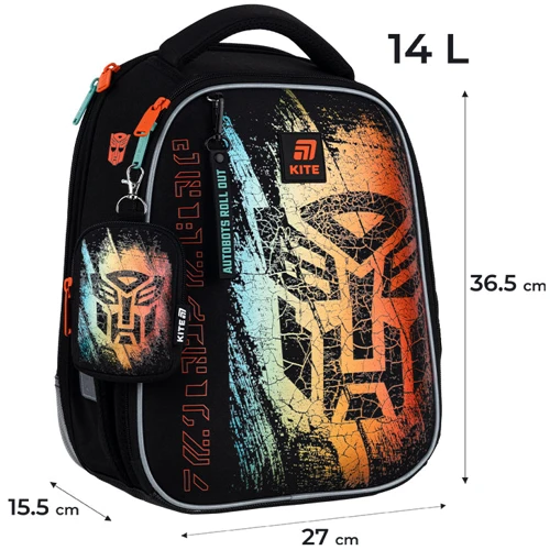 Рюкзак Kite TF25-555S Education 555 Transformers фото 10