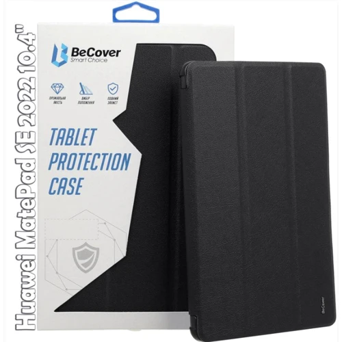 Аксессуар для планшетных ПК BeCover Smart Case Black for Huawei MatePad SE 10.4" 2022 (709207): Цвет черный