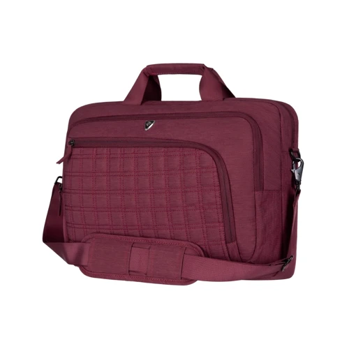 Сумка для ноутбуков 2E Bags&Cases 16" CrossSquares Burgundy (2E-CBN9198BG)