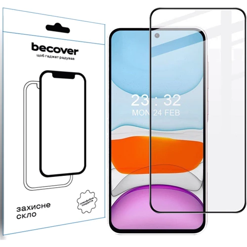 BeCover Tempered Glass Black for Samsung A566 Galaxy A56 5G (712887)
