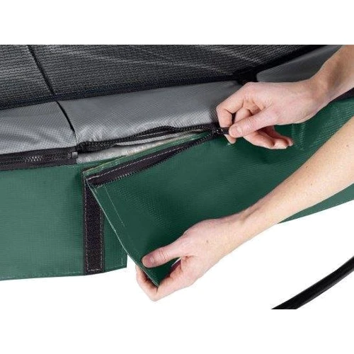 Батут EXIT Elegant Premium 427cm green (Нідерланди): Діаметр / Ширина, см 450