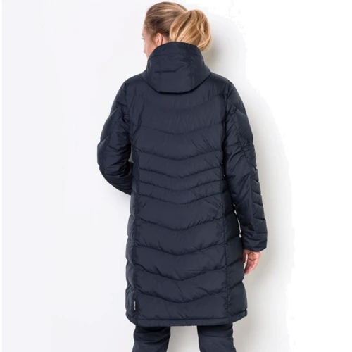 Пуховик Jack Wolfskin Selenium Coat 1202081-1910 48 темно-синій зимовий з капюшоном довгий: Країна виробник Камбоджа