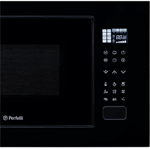 Встраиваемая микроволновая печь Perfelli BM 255S GLB: Цвет черный
