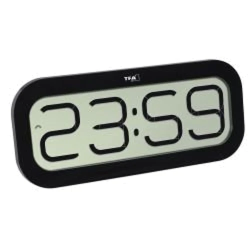 Годинник настільний TFA BimBam чорний 258х30х212 мм (60451401)
