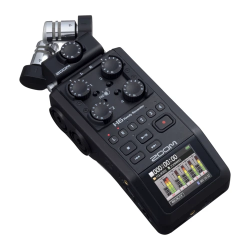 Цифровой диктофон ZOOM H6 BLK (286610): Частота дискретизации, кГц 44.1/48/96