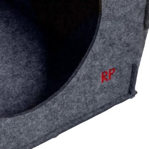 Домик-лежак для кота или собаки Red Point "Pet House" войлок серый 470х430х430мм (АХ.01.В.11.00.216) фото 1