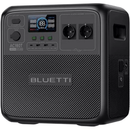 Зарядная станция Bluetti AC180T 1433Wh 1800W UA: Выходы потребителей Автоприкуриватель, USB-C, USB-A, 220V