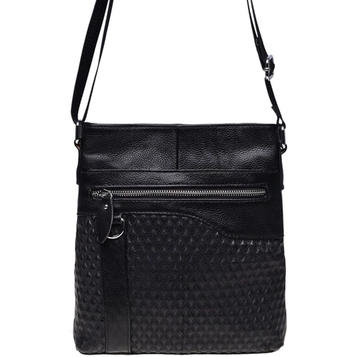Мужская сумка планшет Borsa Leather черная (K15003-4-black): Тип Сумки