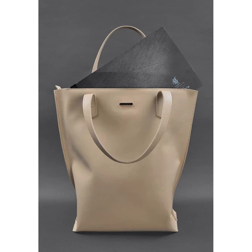 Женская сумка шоппер BlankNote D.D. светло-бежевая (BN-BAG-17-light-beige): Пол Женский