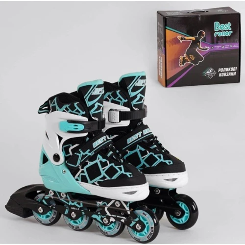 Ролики Best Roller 35-38 бирюзовые (4414-M)