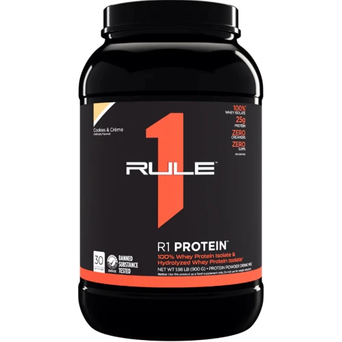 Протеин Rule 1 Protein 900 g / 30 servings / Cookies and cream