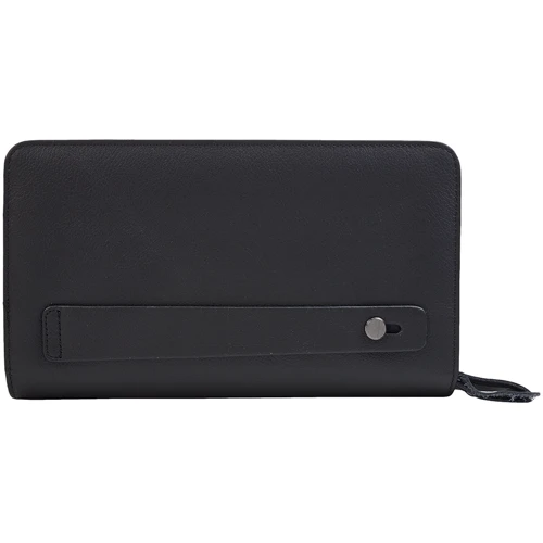 Мужская борсетка Buffalo Bags черная (SHIJN9069-black): Фактура Матовая