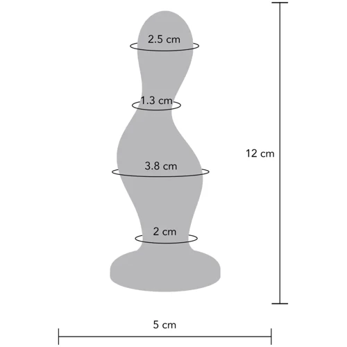 Анальная пробка Toy Joy The Hitter Buttplug (синий)