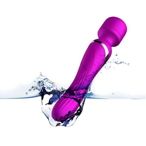 Универсальный вибромассажер Foxshow Silicone Dual Massager Purple