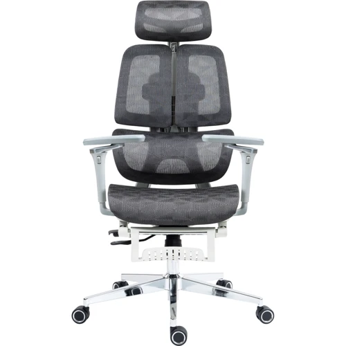 Кресло GT Racer B-2450 White/Gray фото 7