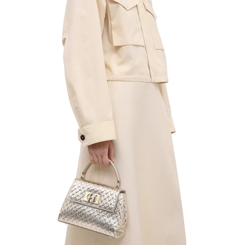 Жіноча сумка-сетчел Furla 1927 Mini Top Handle платинова (WB00109A.0263H8000): Країна виробник Італія
