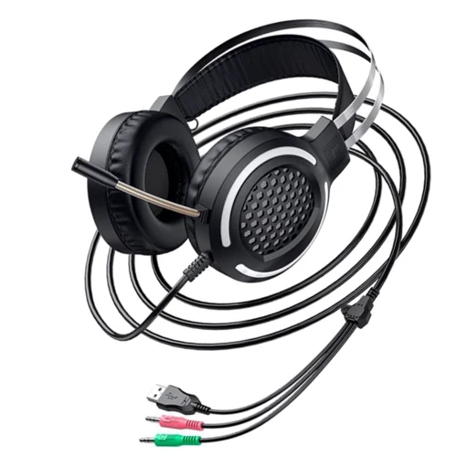 Наушники Hoco ESD03 Black: Тип крепления оголовные