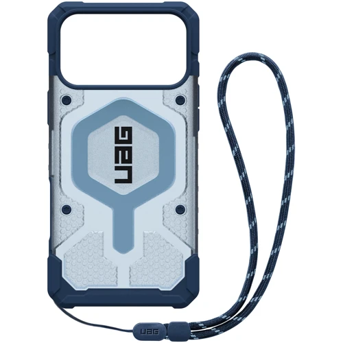 Чехол для iPhone Urban Armor Gear UAG Pathfinder Clear MagSafe Bundle Blues Lanyard (1145521BV03) for iPhone 17 Pro Max