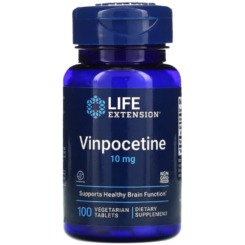 Life Extension Vinpocetine Вінпоцетин 10 мг 100 вегетаріанських пігулок