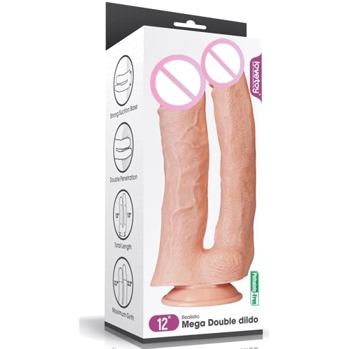Двойной фаллоимитатор LoveToy Realistic Mega Double Dildo 12"