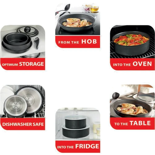 Набор сковородок Tefal Elegance Ingenio 3 пр. (2100101986) фото 5