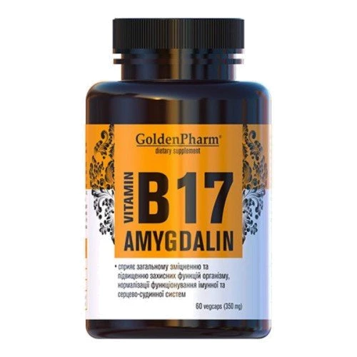 Голден-Фарм Vitamin B17 Amygdalin Витамин В17 Амигдалин 350 мг 60 капсул
