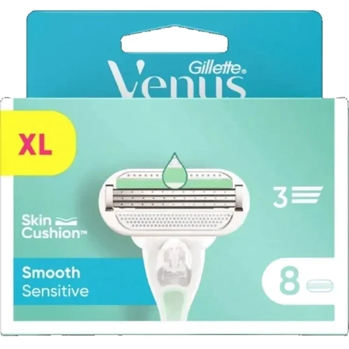 Gillette Venus Smooth Sensitive Картриджи сменные для бритья женские 8 шт: Вид Сменные кассеты