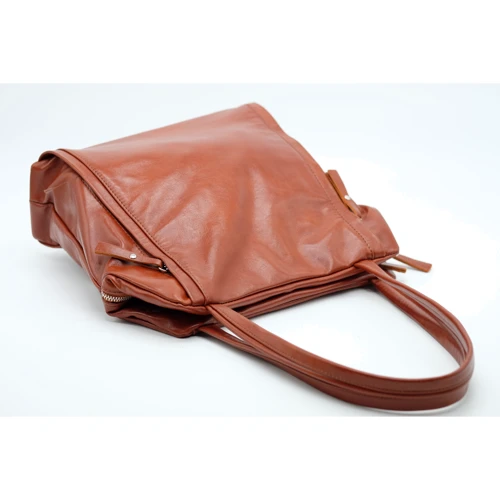 Женская сумка тоут ARTiS Bags светло-коричневая (1735 4778): Застежка Молния