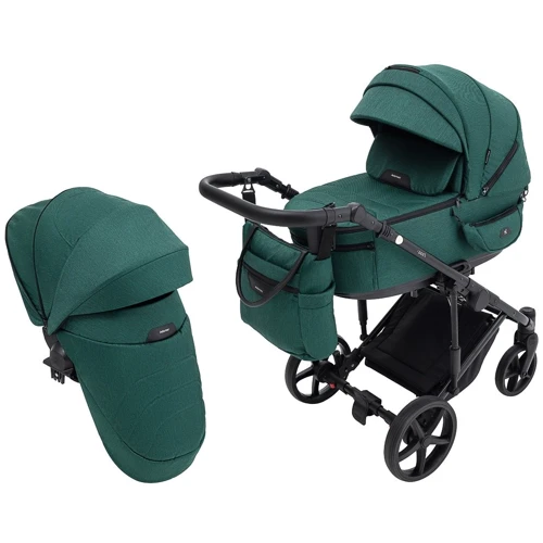 Коляска 2 в 1 Adamex Zico Tip TK-52 темно-зеленый (680844)