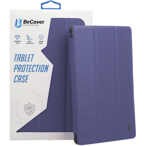 Аксесуар для планшетних ПК BeCover Soft Edge TPU з Pencil Mount Deep Blue для Xiaomi Redmi Pad SE 8.7 (712565)