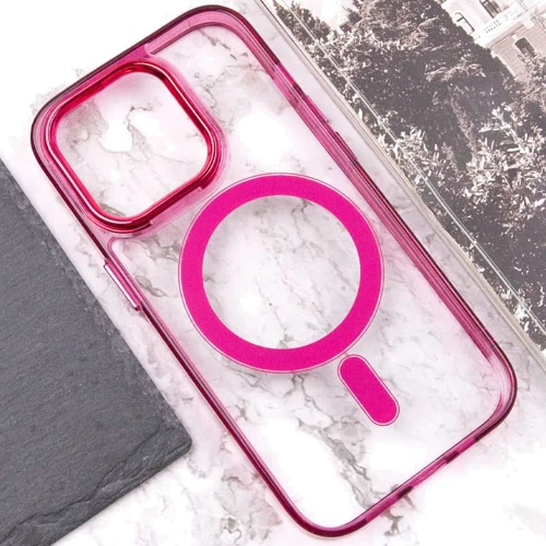 Чехол для iPhone Epik TPU Iris with MagSafe Burgundy for iPhone 14: Тип чехла накладка на заднюю часть