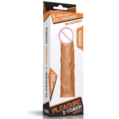 Насадка LoveToy Add 2" Pleasure X Tender, Brown