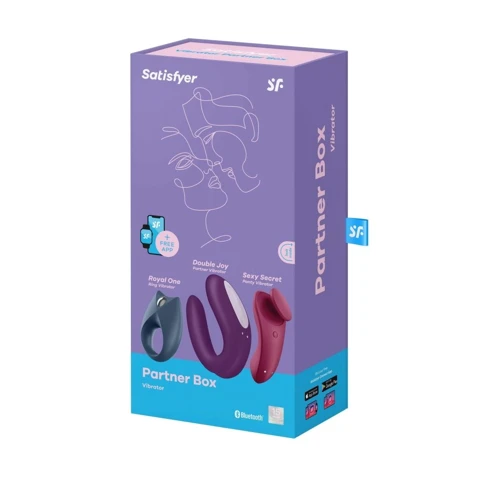 Набір Satisfyer Partner Box 3 (Double Joy, Sexy Secret + Royal One)