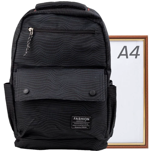 Женский рюкзак Valiria Fashion черный (3DETBI120150-5): Фактура Матовая, Тканая