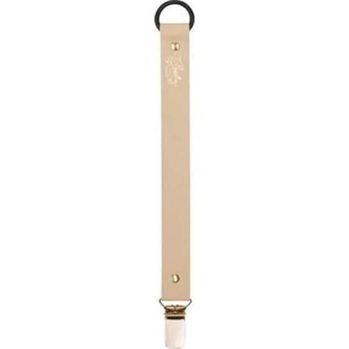 Держатель для пустышки Bjallra of Sweden – коллекция Beige Faux Leather (BC1043)