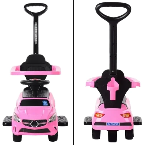 Каталка-толокар Bambi Racer 2 в 1 розовый (M 3503C-8)