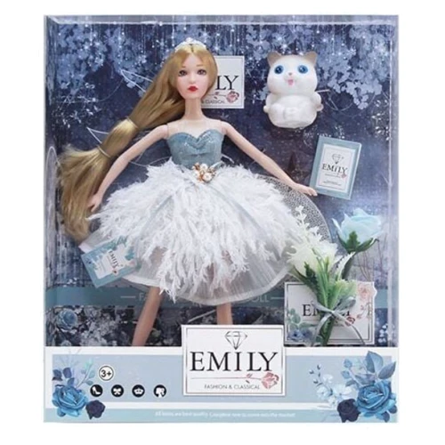 Кукла Emily с домашним любимцем, 30 см (QJ 126)